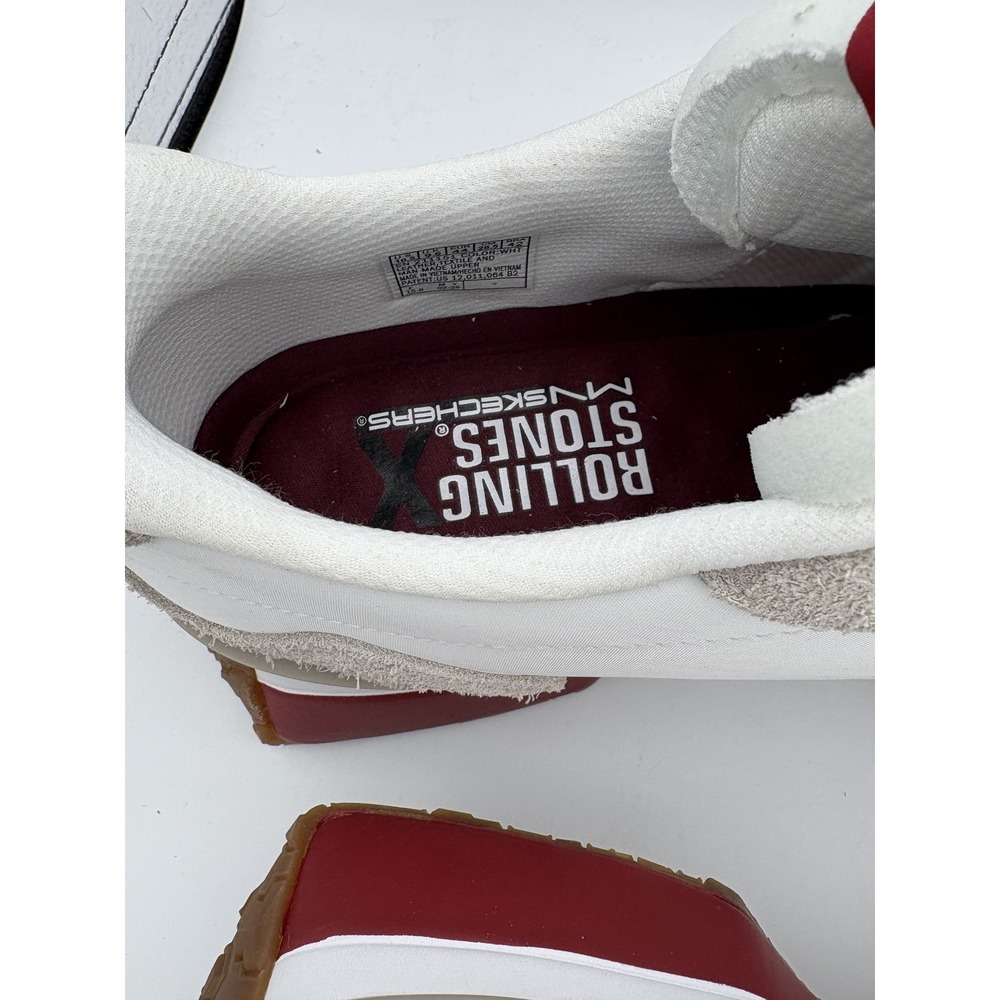 Skechers Mark Nason Rolling Stones Shoes Mens Size 10.5 White Suede Sneakers - Picture 5 of 7